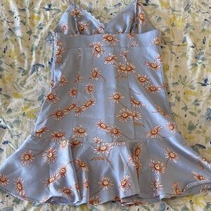 Urban Outfitters blue daisy dress